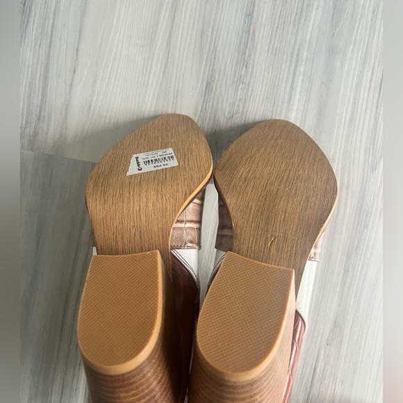 Arider Girl NWOB from Buckle Brown & White Stacked Leather Boots size‎ 7 - Picture 6 of 7